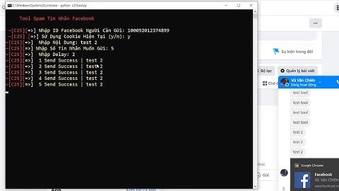 [ SHARE ] TOOL SPAM TIN NHẮN MESSENGER FACEBOOK VÀ NHIỀU CHỨC NĂNG KHÁC | C25Tool