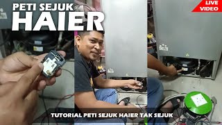 PETI SEJUK HAIER TAK SEJUK