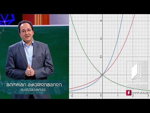 მათემატიკა, XI კლასი - მაჩვენებლიანი ფუნქცია, ექსპონენციალური ზრდა #ტელესკოლა