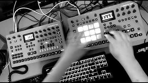 Techno Liveact = Elektron Analog Rytm MK2 + Elektron Analog Four MK2