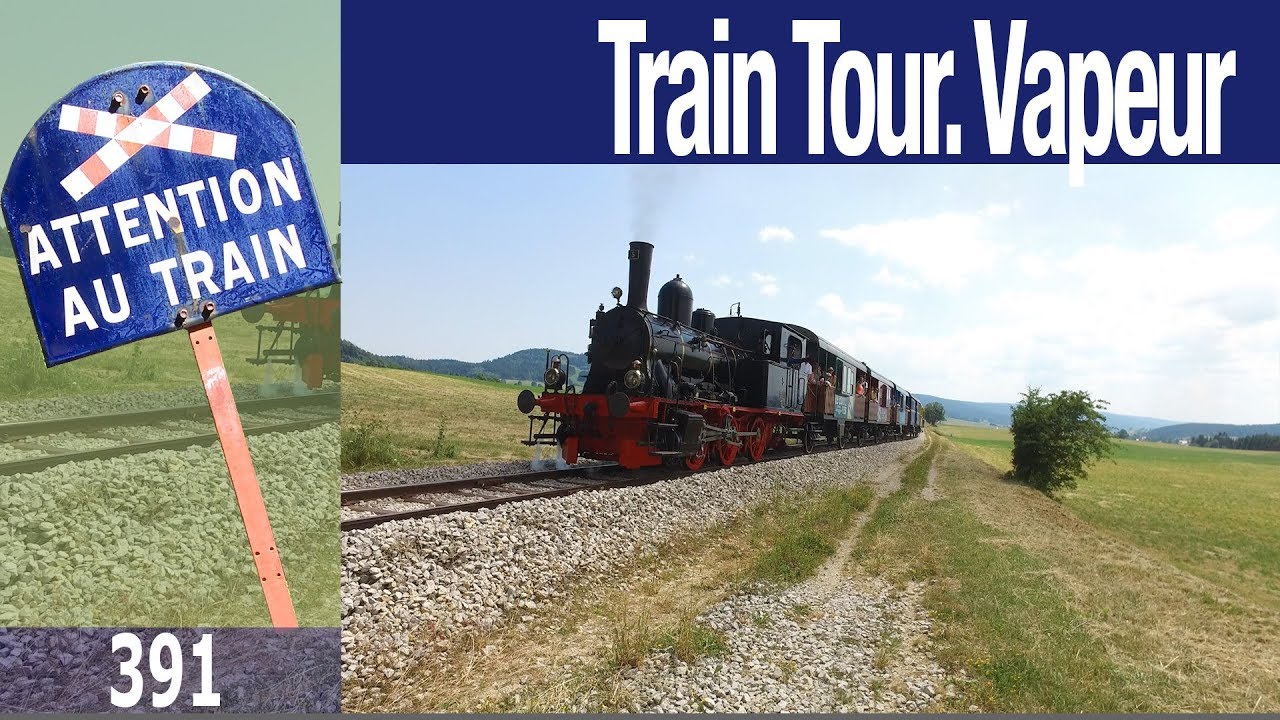 Le Coni'fer Train à vapeur dans le Haut-Doubs