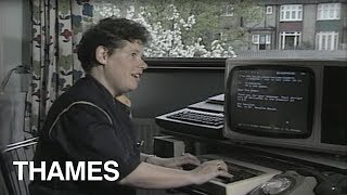 How to send an 'E mail'  | Database | Retro Computers | Early E mail | 1980s Technology | 1984 image