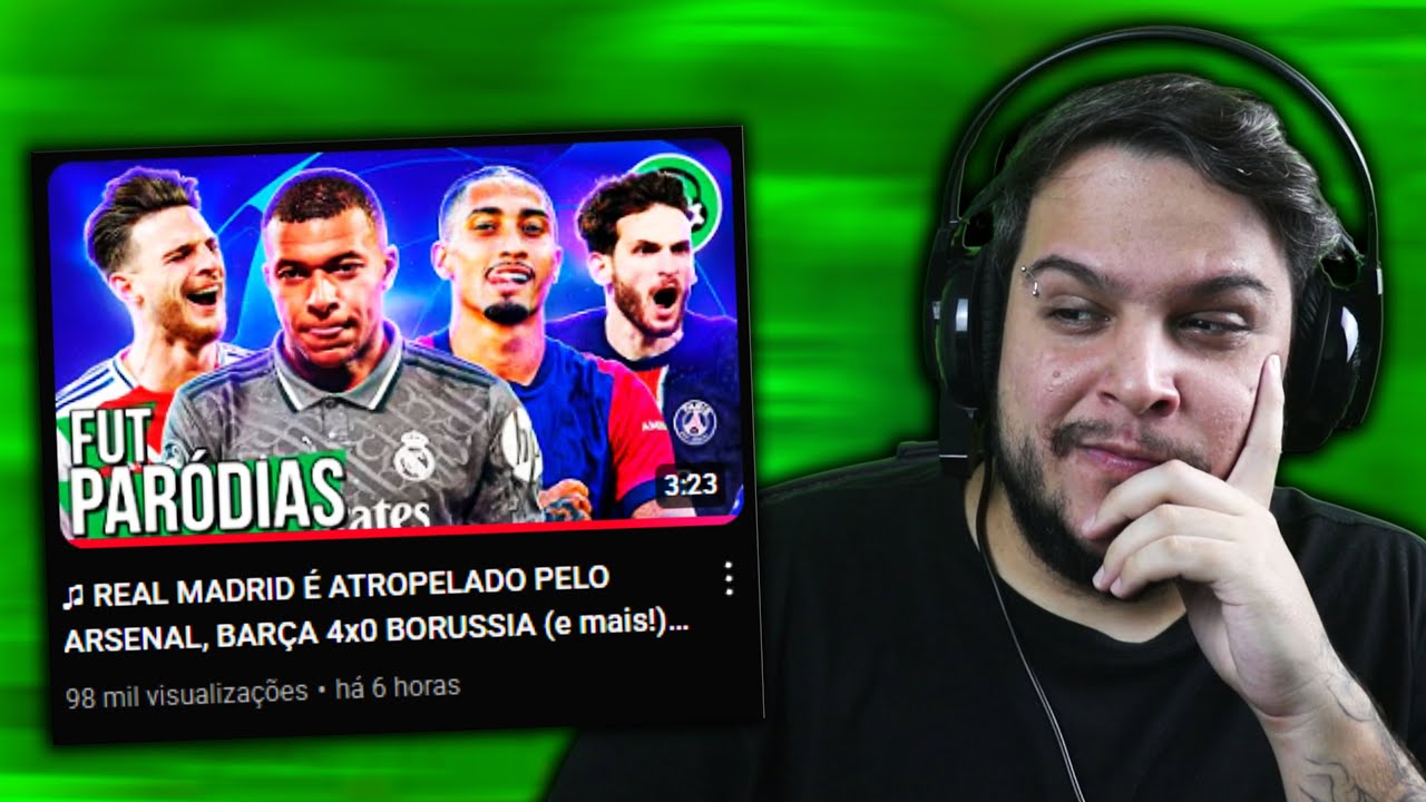 REACT I ♫ REAL MADRID É ATROPELADO PELO ARSENAL, BARÇA 4x0 BORUSSIA (e mais!) | Paródia Anxiety