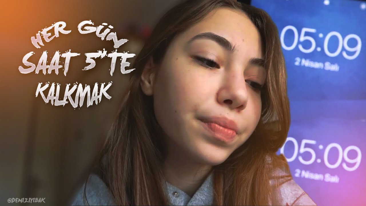 SINAV HAFTASINDA HER GÜN 5'TE KALKMAK!!