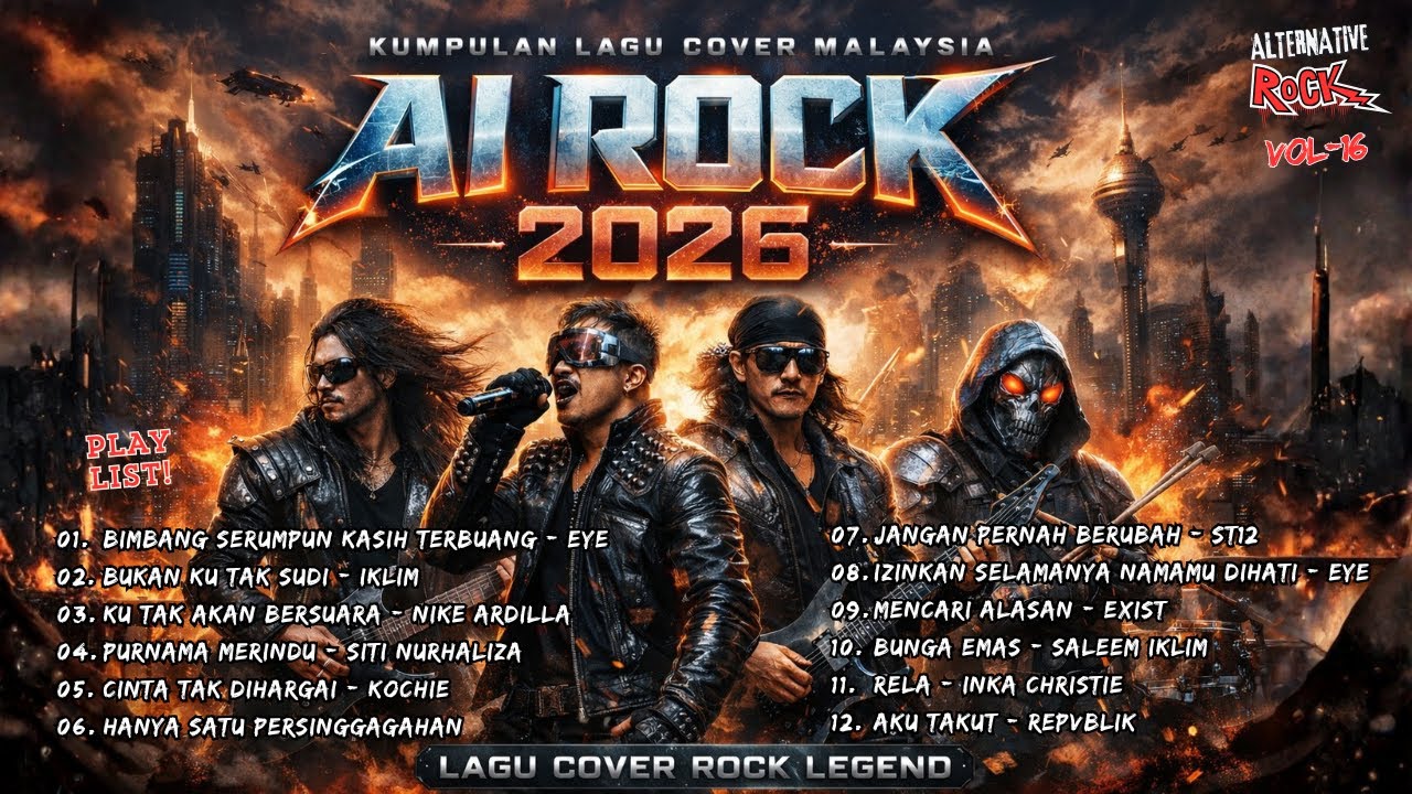 ⚡INI BARU ROCK! AI ROCK 2026 | Cover Lagu Paling GILA | AUTO FYP🤘| Cover by Groen Metal
