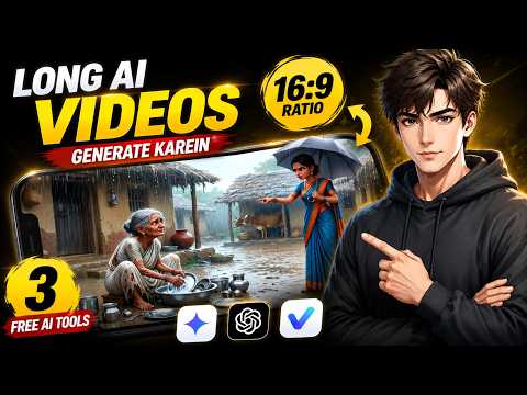 16.9 में LONG AI VIDEOS कैसे बनाए 🔥 Create Long AI Videos | Ai video kaise banaye 