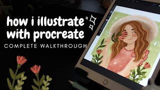 how i illustrate with procreate 🌷 complete walkthrough, tips and techniques by MoviusMakes 1,318 views 1 year ago 15 minutes
