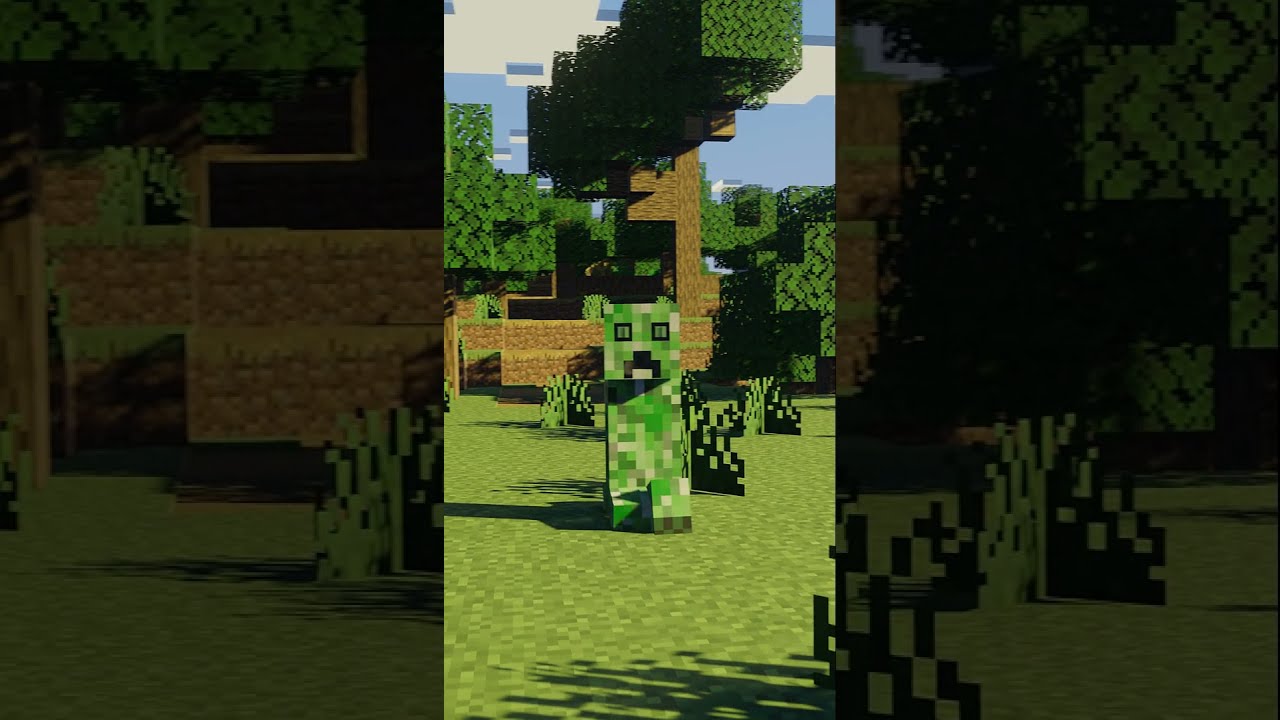 What is inside of a Creeper Minecraft animation. #Shorts #minecraft #MinecraftAnimation