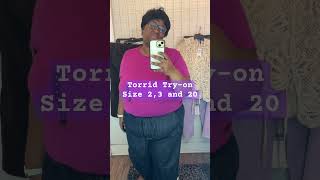Plus size Torrid try-on session as a woman over 50!