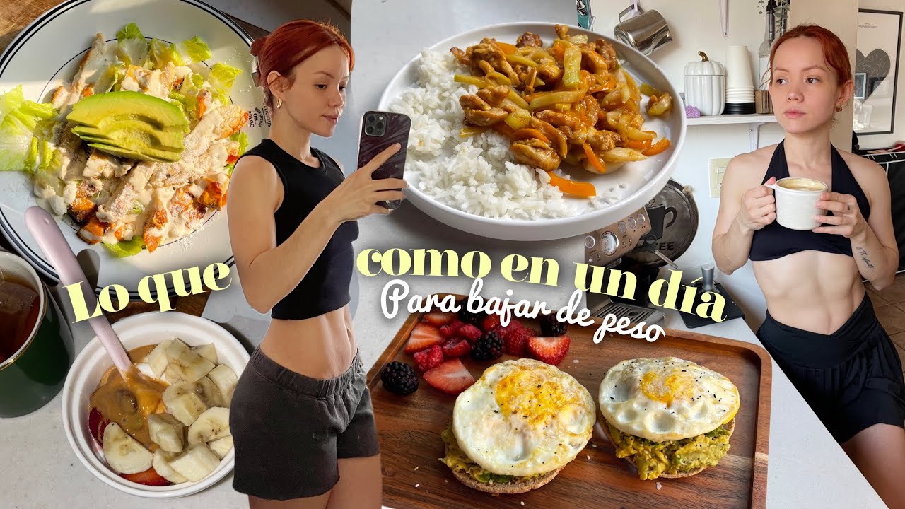 Lo que como en un día (para bajar de peso) Fácil y Delicioso