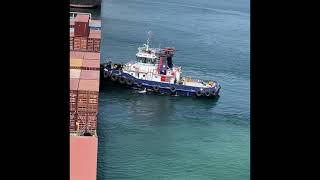 Ship Berthing With One Tug Job Of A Marine Pilot