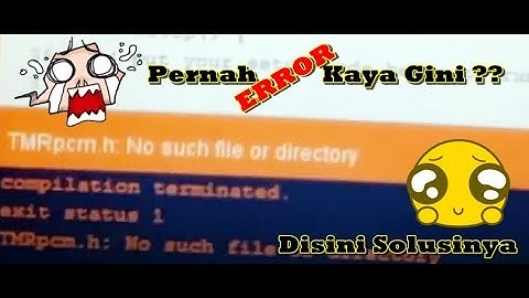 Penyebab Error Saat Upload Coding / Sketch