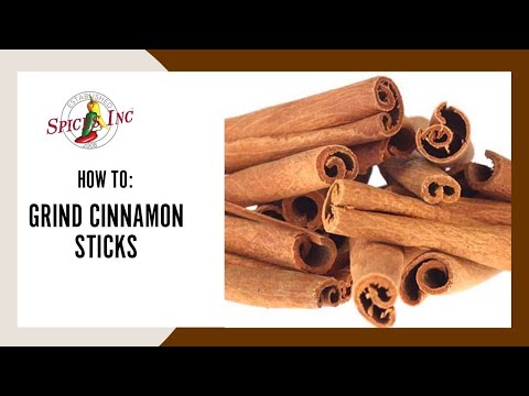 How to Grind Cinnamon Sticks