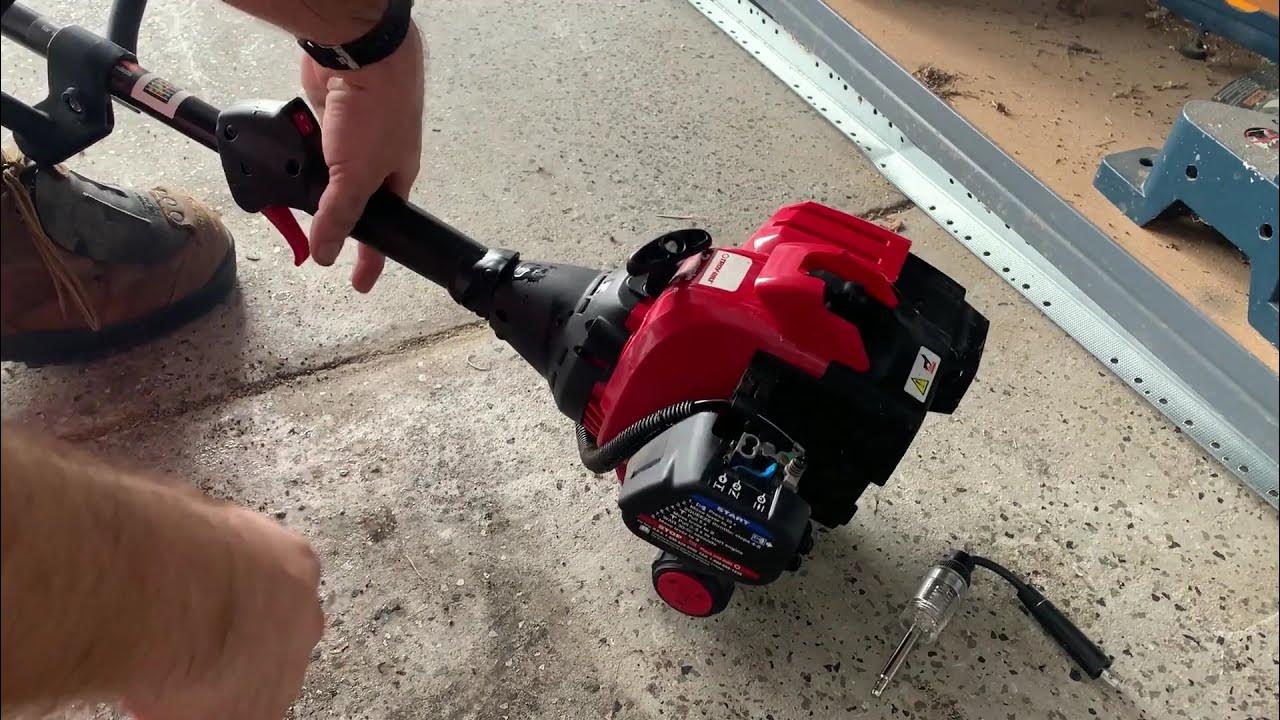 Troy Bilt Trimmer TB22EC- Will it Run? - YouTube