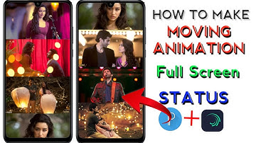 how to edit scrolling Status video in full screen | alight motion 4k status making | alight motion