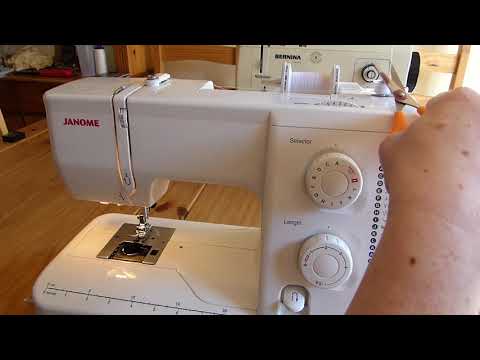 Sewing For Beginners - Winding a Bobbin & Threading A Janome 7025