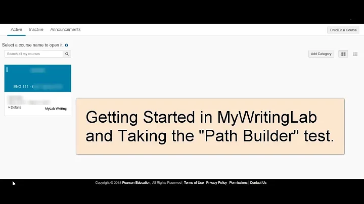 Getting Started and Taking the Path Builder