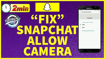 How to Fix Snapchat Allow Camera || Snapchat Allow Camera Issue Solved || 2022