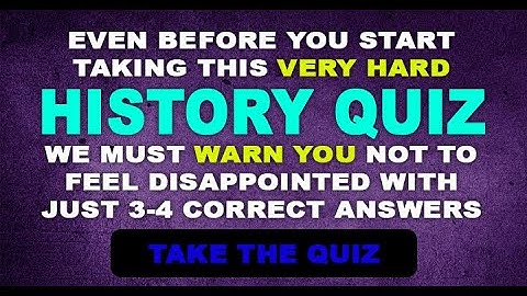 Test Your Knowledge: 10 Fascinating History Quiz Questions!