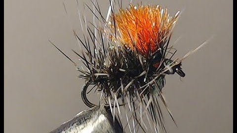 Griffiths Gnat Dry fly (Fly Tying Midge fly) How to tie a midge dry fly for fishing midge clusters.