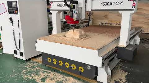 1530 4A ATC CNC Router with 4 Axis Rotating Spindle for Wooden Mold gypsum mold making