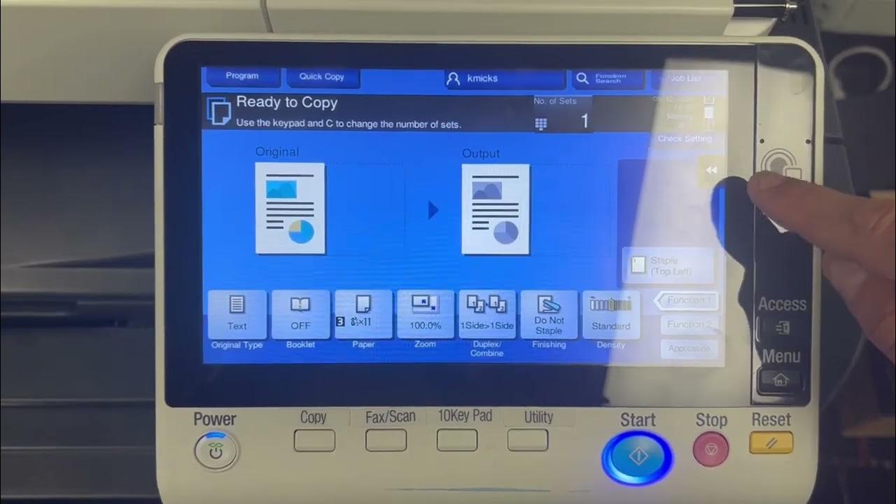 Scan to Email_Konica Minolta YouTube