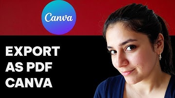 How to export a Canva file as PDF
