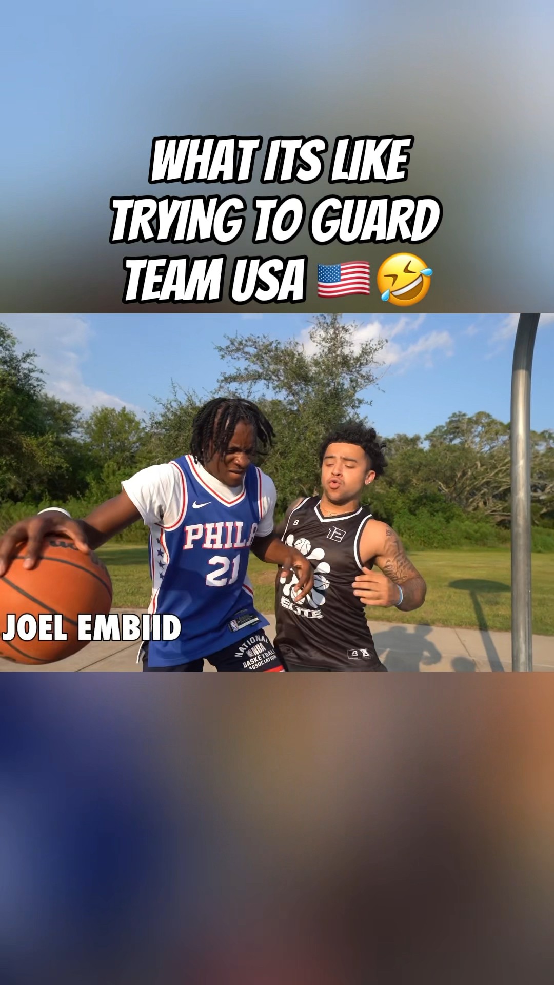POV: Trying to guard team USA ???