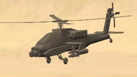 Apache AH-64A Short Animation - Maya