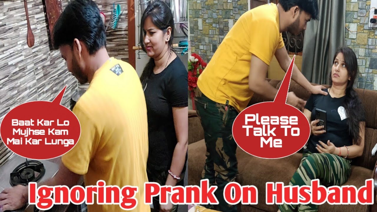 Ignoring Prank On Husband // Ignoring My Husband For 24 Hours Prank // Preeti's Diary #prank1