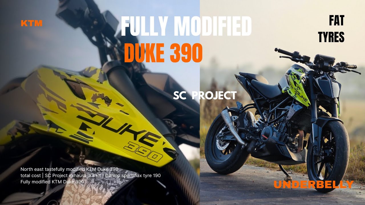 Tastefully Modified KTM Duke 390 | Custom Paint | Total cost | Sc Project 