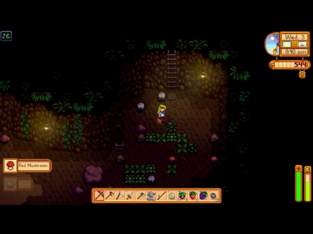 Stardew Valley 赤いキノコの入手方法