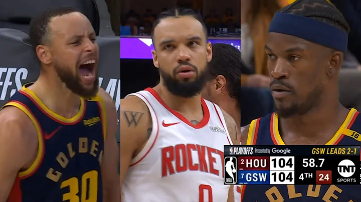 Golden State Warriors vs Houston Rockets Game 4 INSANE Final Minutes