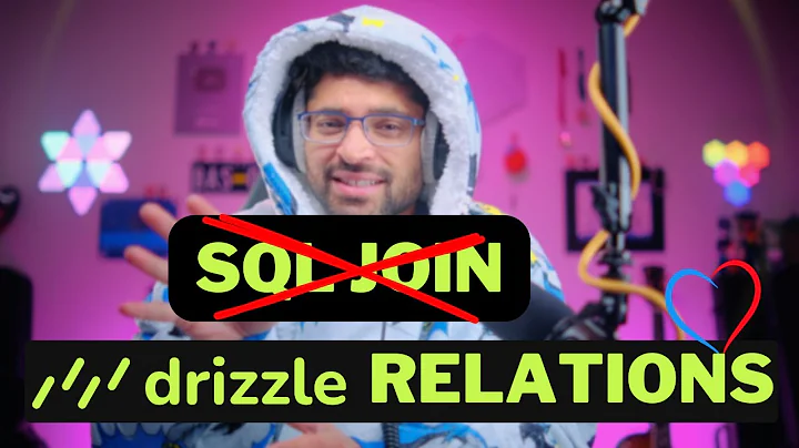 Drizzle relations are amazing 🤩 // Stop using manual joins ✋🏻