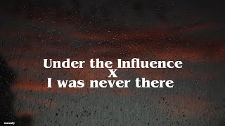 Under The Influence X I Was Never There | Lyrics |
