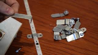 DIY Mounting Brackets for LED Light Strip - Clip Holder - Screw fixing