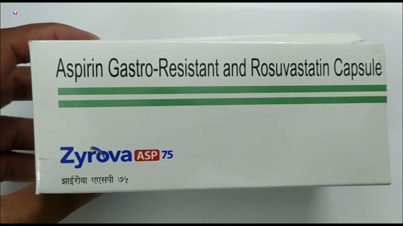 Zyrova Asp 75 Capsule Aspirin Gastro resistant and Rosuvastatin