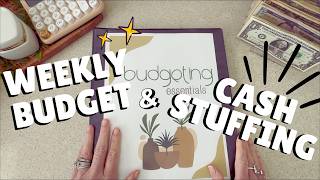 My Weekly Budget & Bills ✨ And ✨ Cash Stuffing $1200