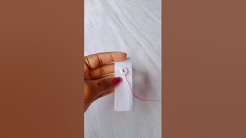 Bottom stitching & easy stitching tutorial #shorts  #easy #diy #ytshorts