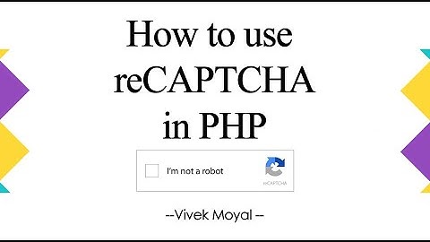 How to use reCAPTCHA in PHP