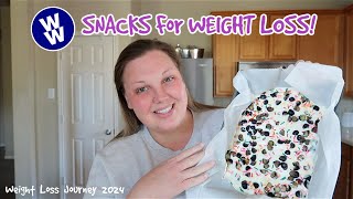 WW SNACKS for WEIGHT LOSS! What I Eat on WEIGHT WATCHERS | WW | Weight Loss Journey 2024