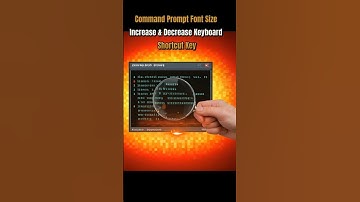 Change Command Prompt Font Size Shortcut Key #shorts #tips #asmr #shortcutkeys #windows