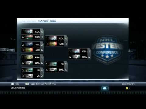 Stanley Cup Playoffs Simulation (EA Sports NHL 14 Stanley Cup Playoff Sim - Prediction) PS3 - 2014