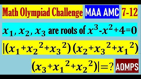 x_1,x_2,x_3 are roots of x^3-x^2+4=0, find |(x_1+〖x_2〗^2+〖x_3〗^2 )(x_2+〖x_3〗^2+.+〖x_1〗^2+〖x_2〗^2 )|.