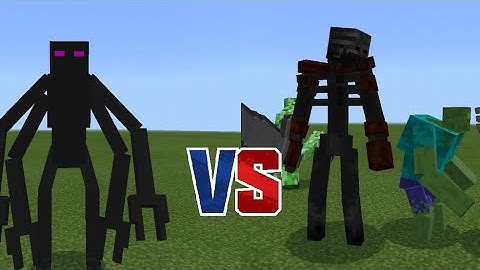 *NEW* MUTANT ENDERMAN MOD vs MUTANT CREATURES MOD
