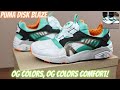 Puma disk blaze  white and mint  another great og colorway
