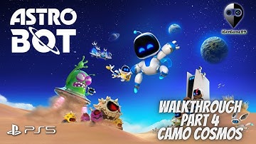 Astro Bot (PS5) Walkthrough Part 4: Camo Cosmos