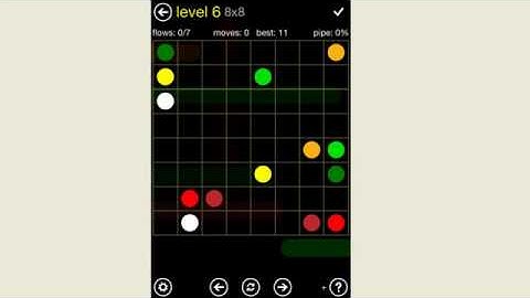 Flow Free - 8x8 Level 6