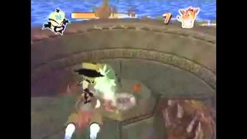 Crash Twinsanity Boss 1 Cortex and Mecha Bandicoot