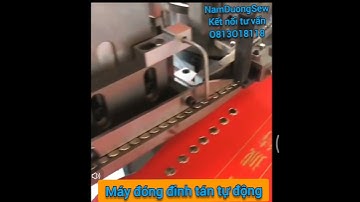 Máy đóng rive đinh tán tự động cấp nút  không cần đục lỗ trước